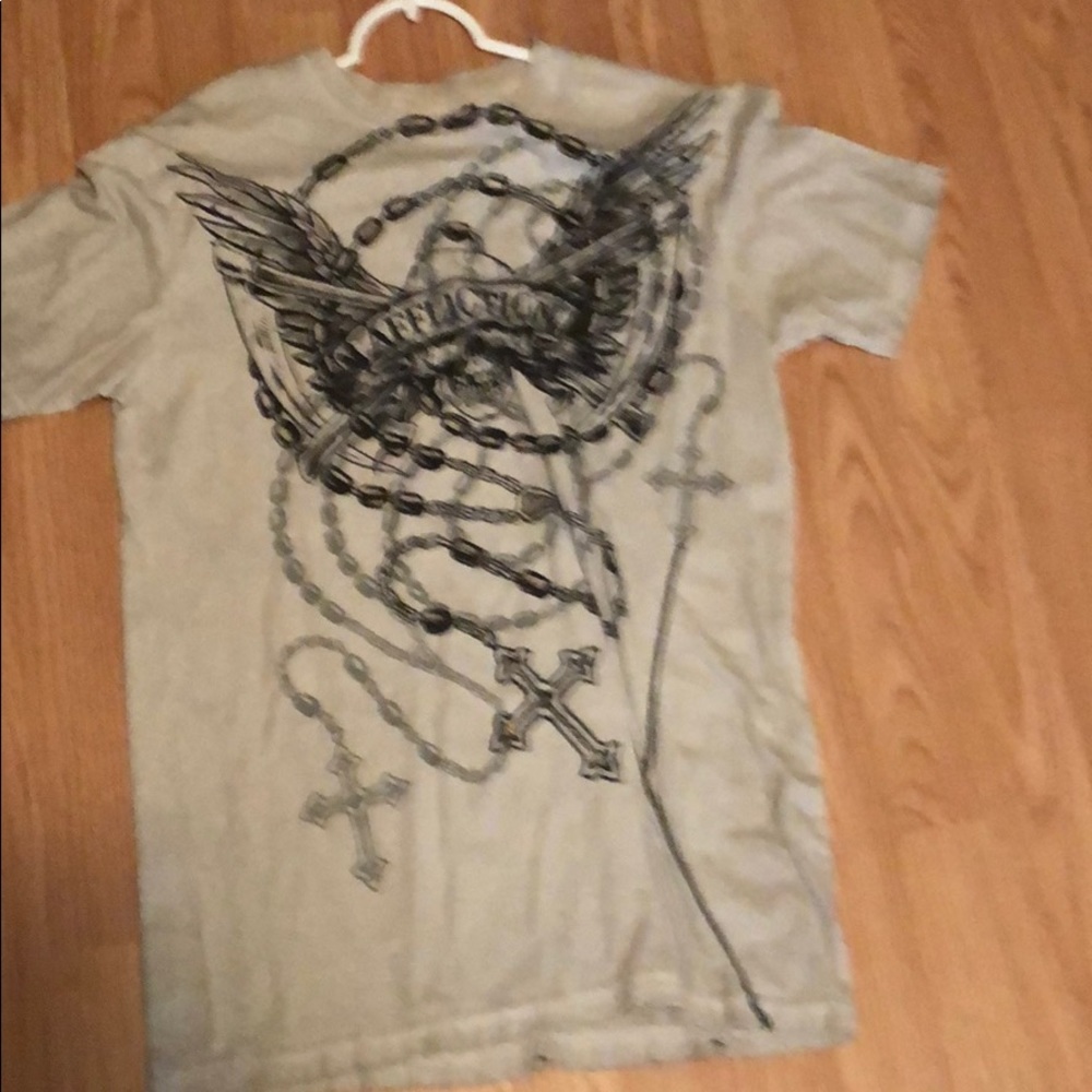 Affliction tee intricate design